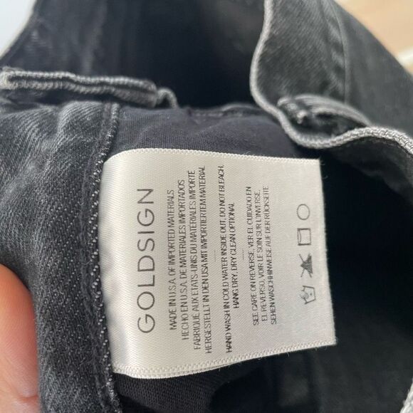 GOLDSIGN Edgar Black Pleated Trouser Jeans - Picture 8 of 10